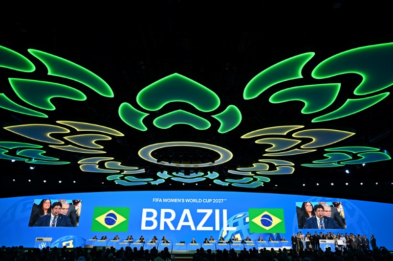 Brazil is announced as the host of the 2027 Women's World Cup during the FIFA congress in Bangkok