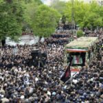 Mourners begin days of funerals for Iran's president