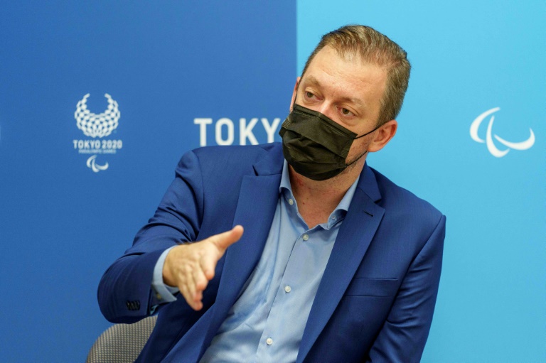 International Paralympic Committee president Andrew Parsons, pictured in a mask before the Covid-affected 2020 Tokyo Paralympics, believes the return of crowds in Paris will be a huge boost