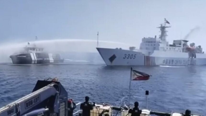 Philippines accuses China of damaging vessel at shoal