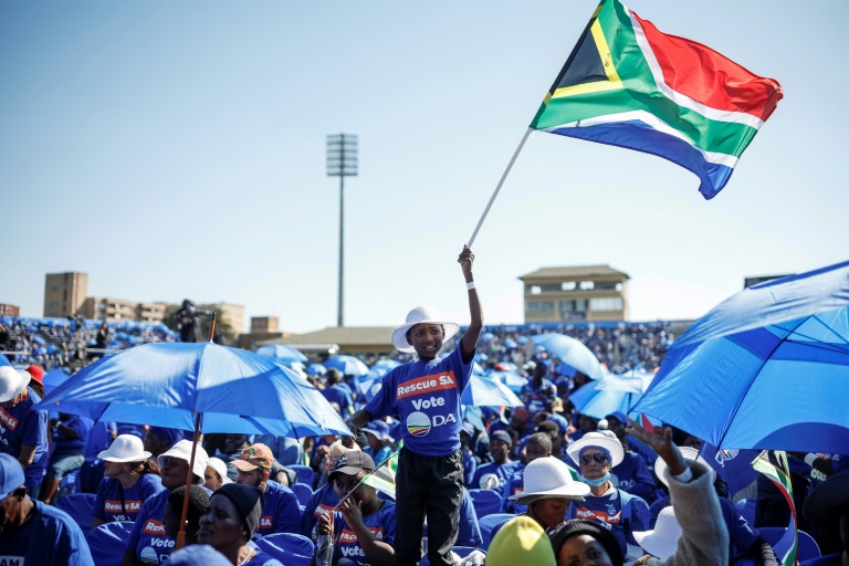 South Africa's opposition will be represented by more than 50 parties at Wednesday's election but the largest, the Democratic Alliance, hopes to unite a coalition capable of ousting the ruling ANC from power