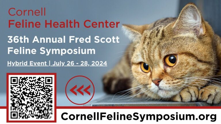 The Cornell Feline Health Center: 2024 Fred Scott Feline
Symposium