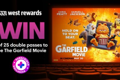 WIN 1 of 25 family passes to see The Garfield Movie