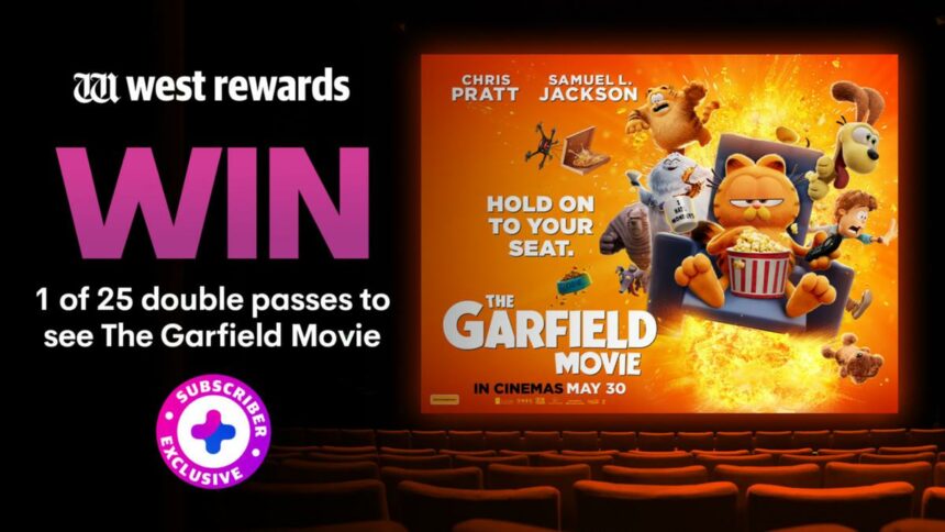 WIN 1 of 25 family passes to see The Garfield Movie