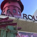 Windmill blades fall from iconic Moulin Rouge in Paris, France