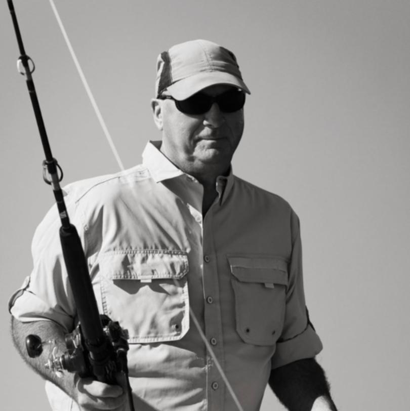 Chris Ellison fishing