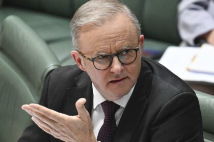 Anthony Albanese takes aim at Peter Dutton over abandonment of interim climate targets
