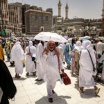 Average high temperatures of 44C (111F) are expected at the hajj