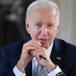 Immigration remains a key election issue for many Americans ahead of November's vote, in which US President Joe Biden (pictured) will face off again with likely Republican nominee Donald Trump, whom he beat in 2020