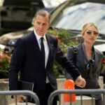 Hunter Biden, son of US President Joe Biden, arrives in court with his wife Melissa Cohen Biden