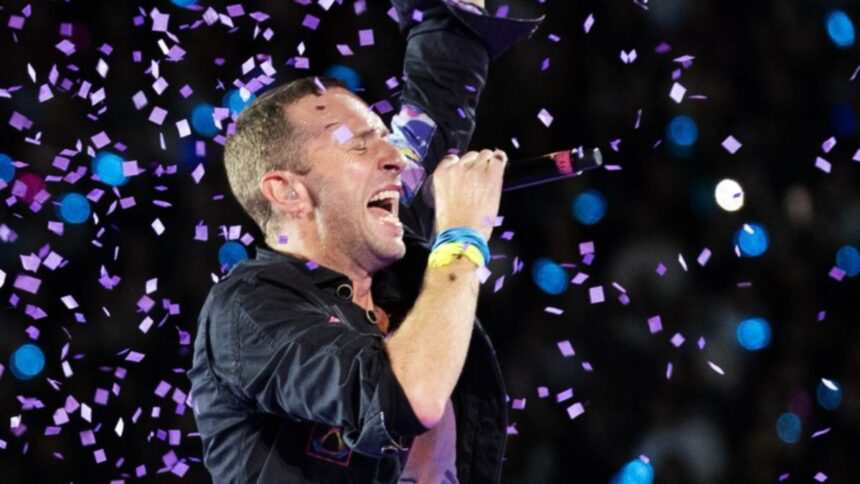 Coldplay joined by Michael J Fox for Glastonbury set