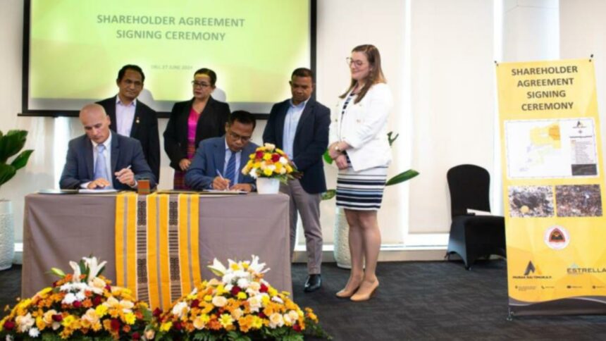 Estrella inks landmark agreement with Timor Government