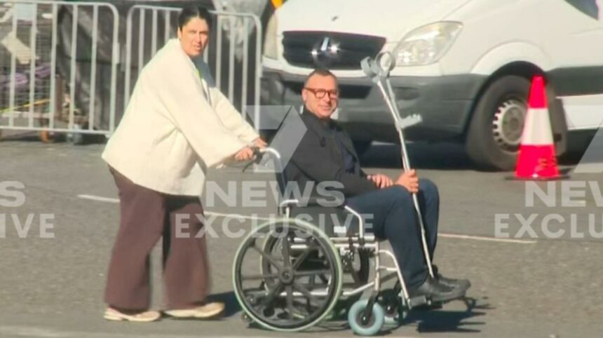 Ian Thorpe spotted in a wheelchair after suffering a painful injury while shooting a reality TV show