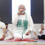 India's Hindu-nationalist Prime Minister Narendra Modi leads hundreds in performing yoga in Muslim-majority Kashmir