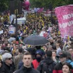 Left-wing rallies across France ahead of snap election