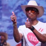 Pharrell presents his third show as creative director for Louis Vuitton