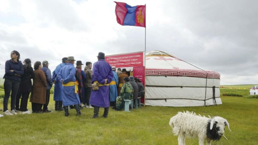 Ruling party's majority slashed in Mongolian election