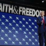 Trump urges Christians to vote, warns party on abortion