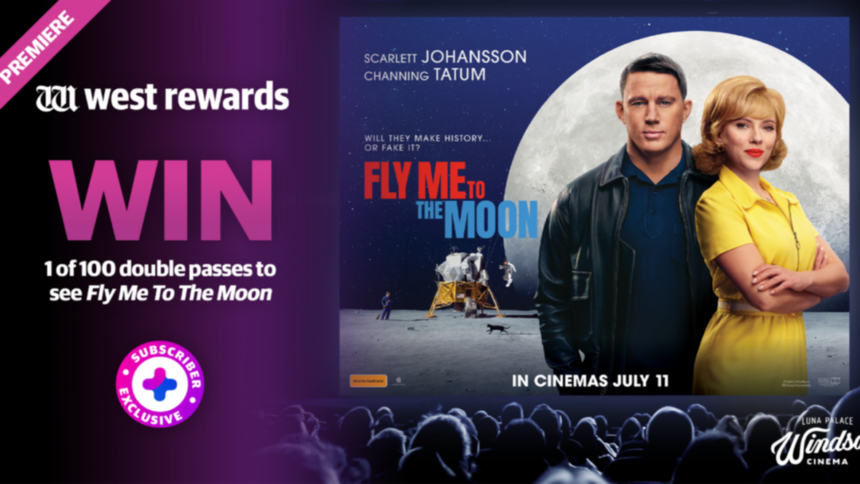 WIN 1 of 100 double passes to Fly Me to the Moon premiere