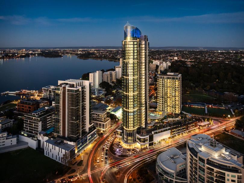 The twin tower complex known as Civic Heart in South Perth has finally reached completion.