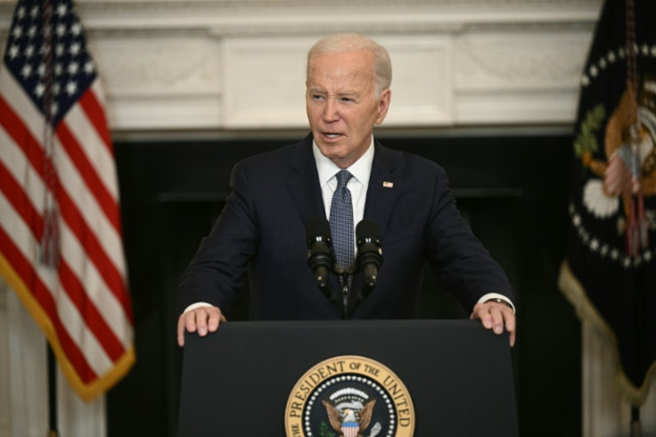 US President Joe Biden speaking about a proposed ceasefire deal for the war in Gaza in the White House