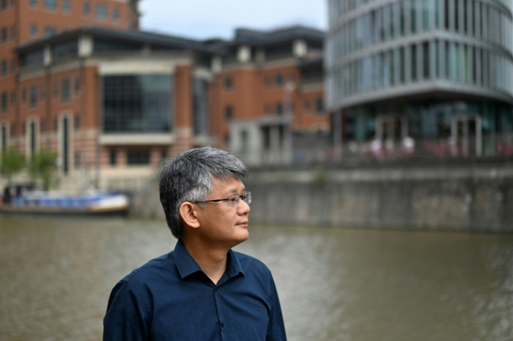 Veteran unionist Christopher Mung Siu-tat poses for a portait in Bristol, United Kingdom in 2023