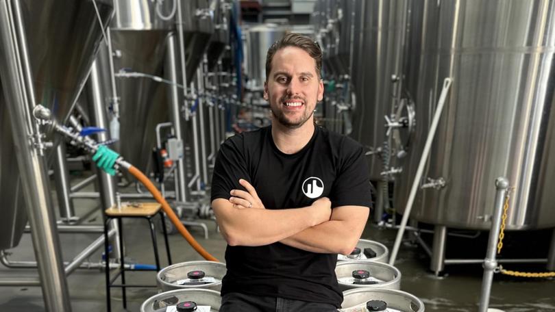 White Bay Brewery’s Jackson Davey was “hopeful” about the future. Supplied