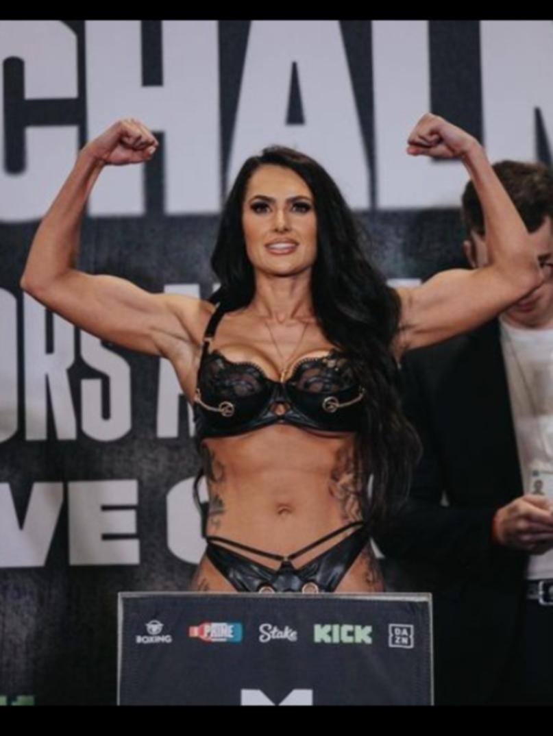 Del Busso says she has been training while in jail. Instagram