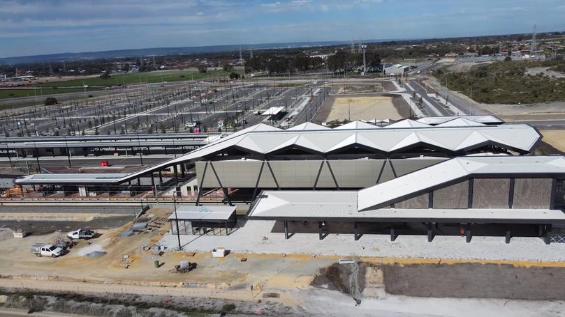 The new Ballajura Station, which has had its named changed from Malaga. Credit: Metronet Metronet