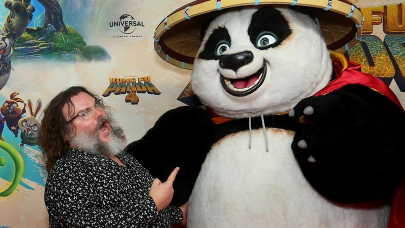SYDNEY, AUSTRALIA - MARCH 16: Jack Black attends the "Kung Fu Panda 4" Australian Premiere on March 16, 2024 in Sydney, Australia. (Photo by Lisa Maree Williams/Getty Images)