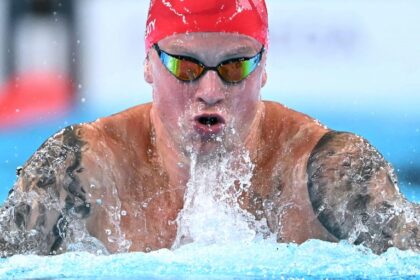 Britain's Adam Peaty faces a blockbuster 100m breaststroke battle with China's Qin Haiyang in one of the highlights of day two at the Olympics