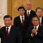 China's President Xi Jinping (L) and other top officials are gathering for the party's secretive Third Plenum on Monday