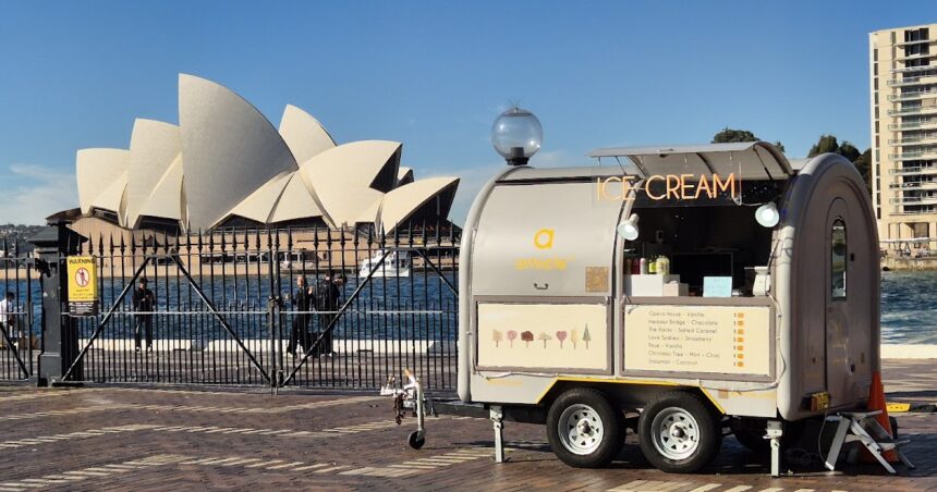 City and Suburbs: Sydney Opera House, ice cream van (Theme Day: Food)