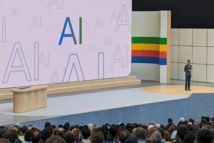 Google chief executive Sundar Pichai says the tech giant is 'uniquely position for the AI opportunity ahead'.