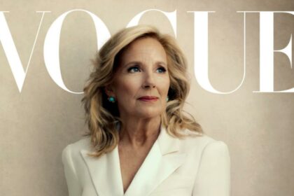 First Lady Jill Biden cuts an imposing figure on the cover of Vogue’s August 2024 edition