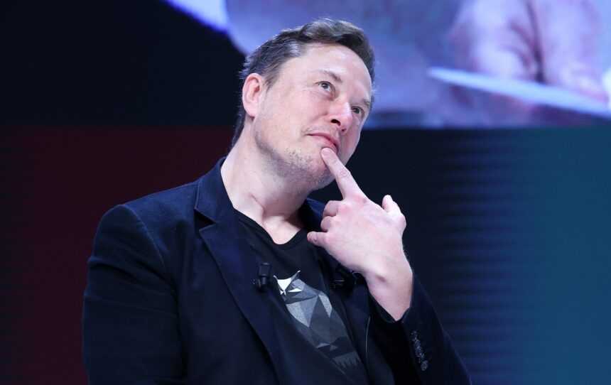 Elon Musk during the Cannes Lions International Festival Of Creativity 2024.