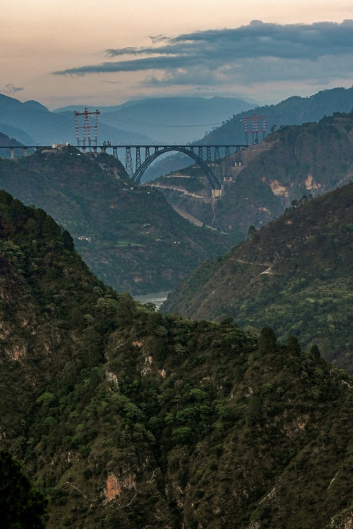 The Chenab Rail Bridge is the highest of its kind in the world