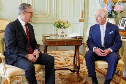 King Charles Meets With Keir Starmer, His Third Prime Minister in Two Years