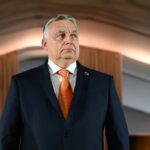 Hungary's Prime Minister Viktor Orban arrives for the NATO 75th Anniversary Celebratory Event in Washington