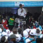 Kagame is running for a fourth term against two other candidates