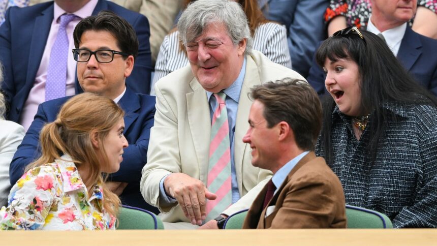 Princess Beatrice Has a Smashing Time at Wimbledon With Lena Dunham and Stephen Fry