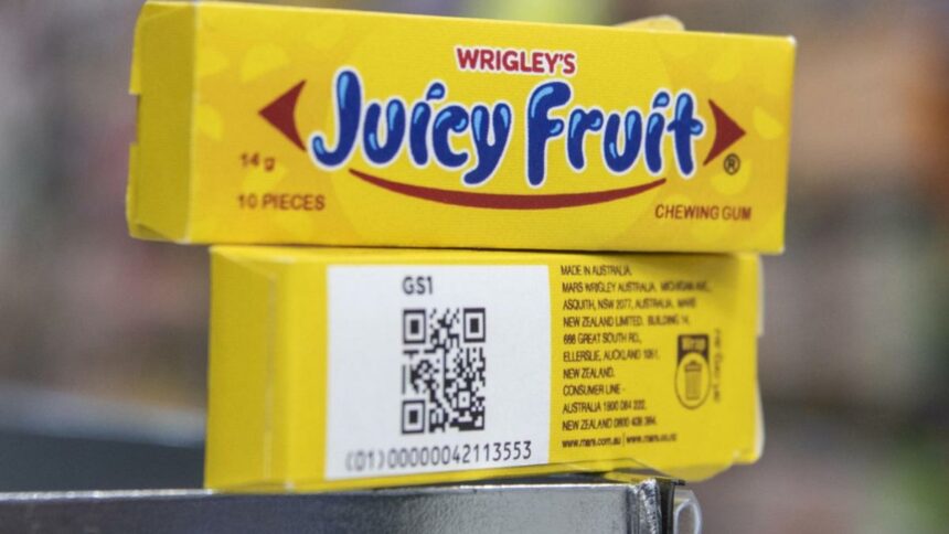 Revamped Juicy Fruit and P.K gum recipe officially hits supermarket shelves