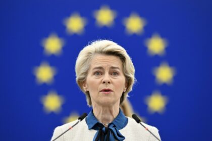 Ursula von der Leyen is the first woman to hold the top EU post