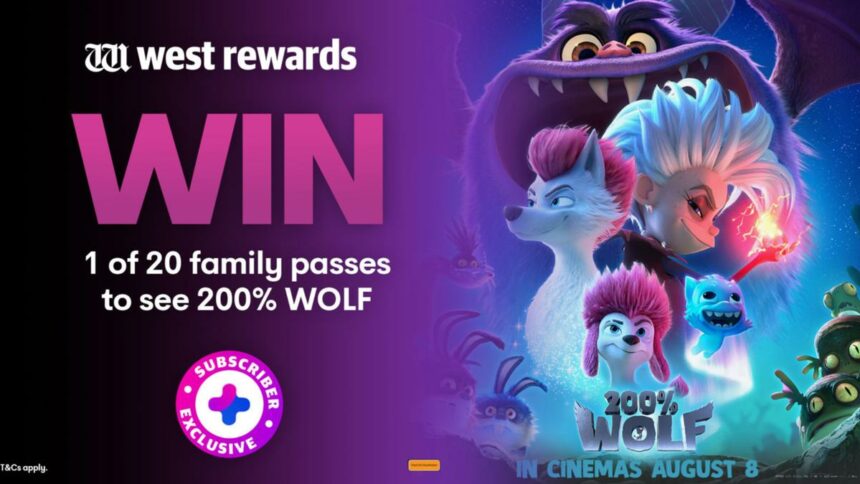 WIN 1 of 20 family passes to see 200% WOLF