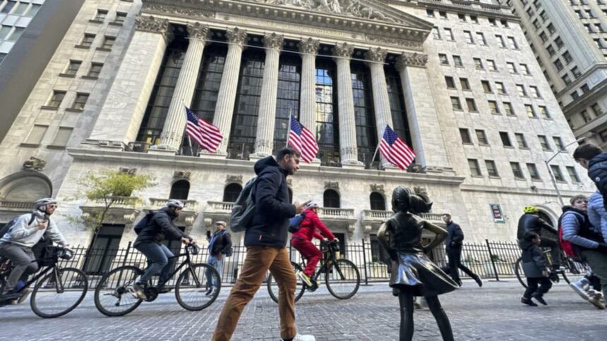 Wall St rebounds on tech rally, benign inflation data