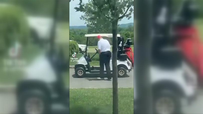 Trump was seen golfing the day after his alleged assassination attempt. 