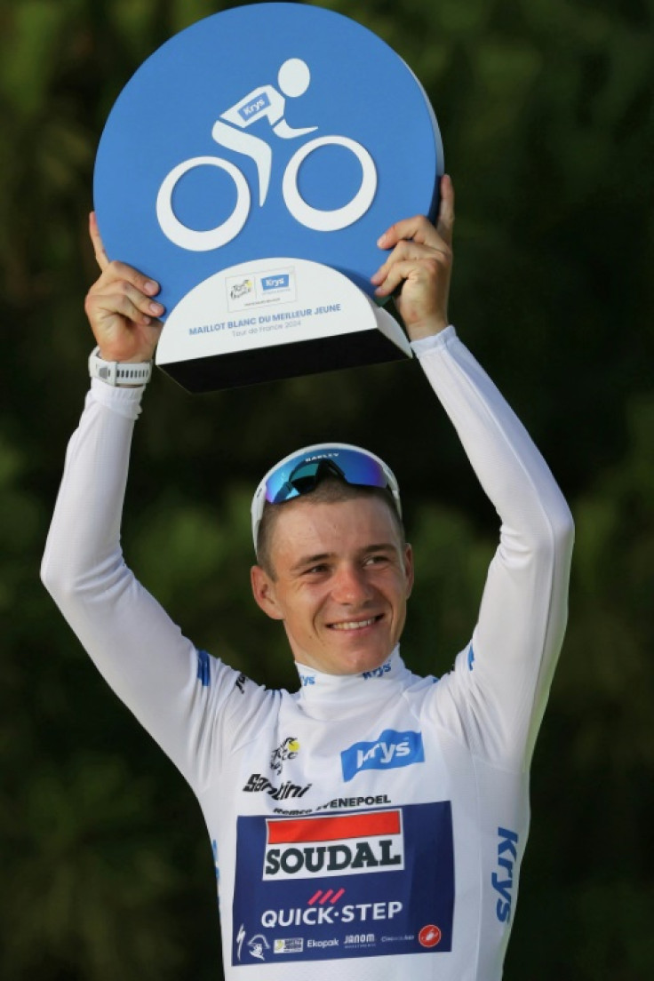 Belgian rider Remco Evenepoel won the best young rider's white jersey and many fans