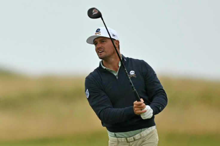 Bryson DeChambeau's struggles with links golf continued in his first round at the British Open