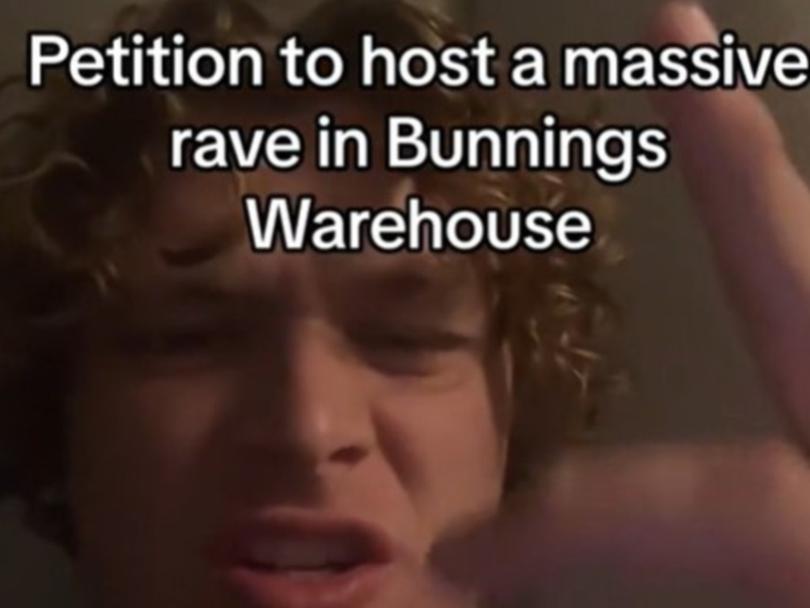 A viral TikTok campaign called for a rave at Bunnings. TikTok