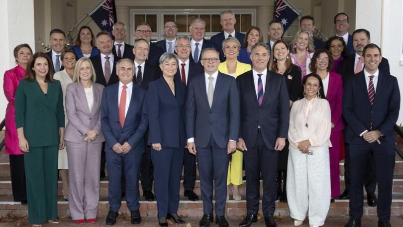 Anthony Albanese’s ministry has remained unchanged since their swearing in after the 2022 election. NewsWire / Andrew Taylor